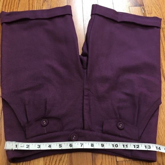 Vintage 90's Purple Wool blend 10 inches Suit short - Picture 10 of 16